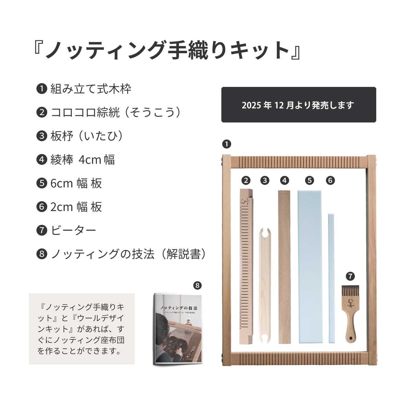 ノッティング木枠キット | アーツ＆クラフツビレッジ Online Store